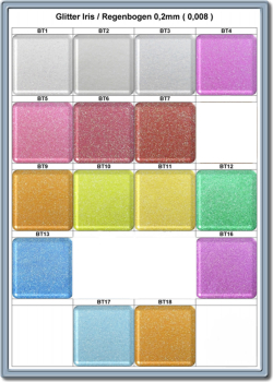 100g Iris Glitter 15 Farben zur Auswahl BT